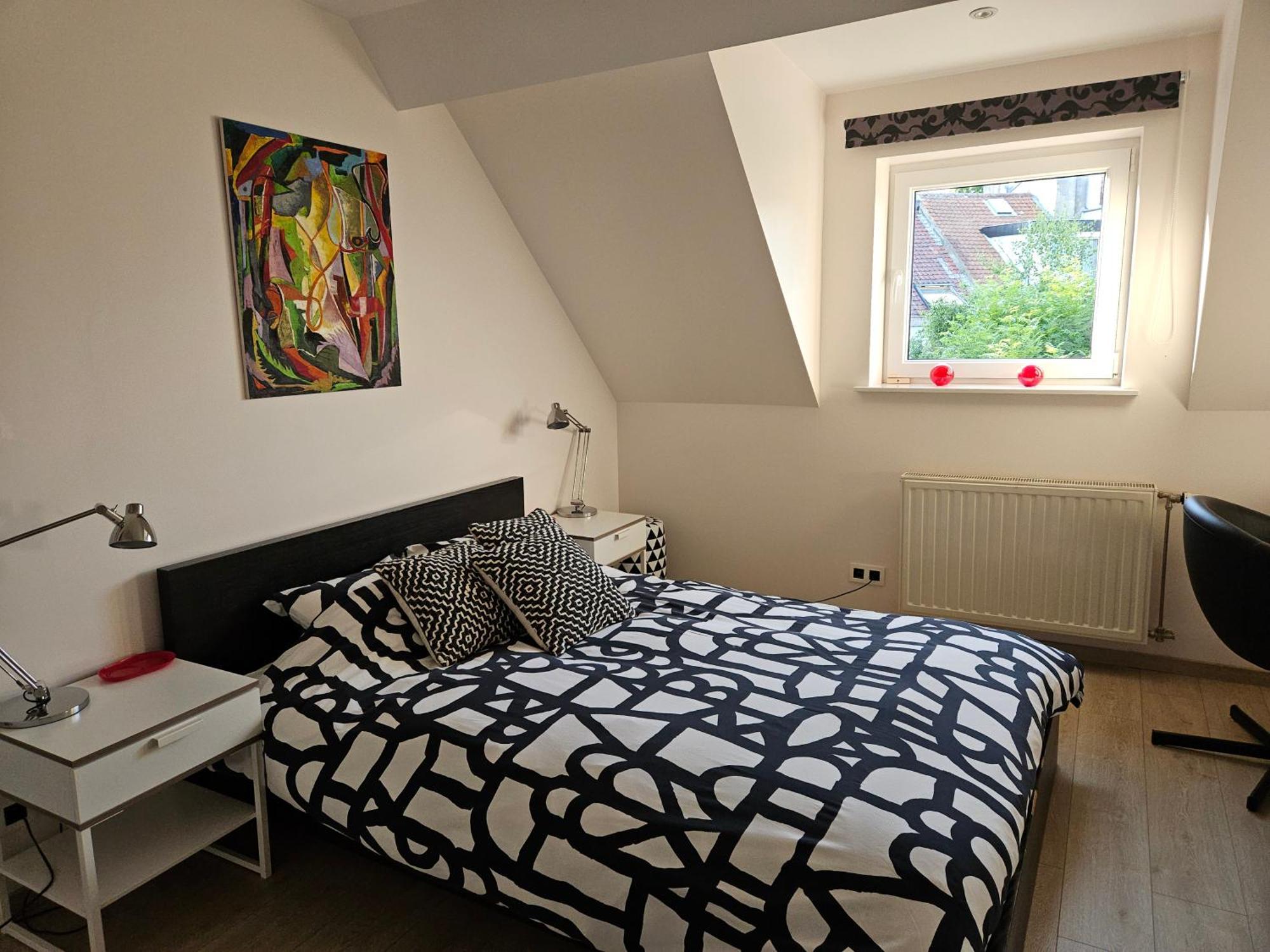 Modern Duplex With Garden Leilighet Brussel Eksteriør bilde